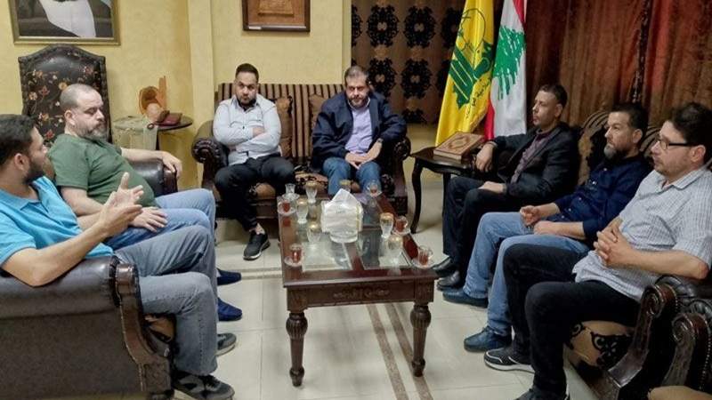 حزب الله عرض الأوضاع العامة في مخيم عين الحلوة مع وفد من نشطاء الأحياء