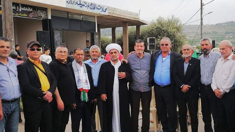 مهرجان تضامني مع الشعب الفلسطيني في بلدة عدوى بالضنية