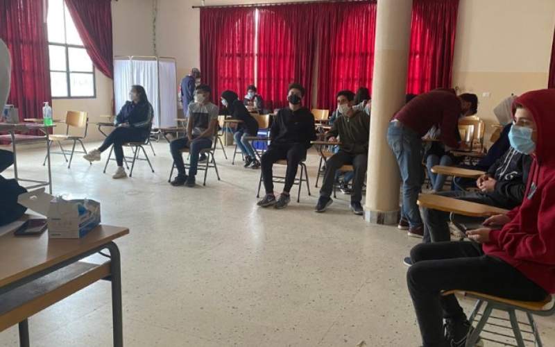 اتحاد بلديات بنت جبيل نظم حملة تلقيح لطلاب مدارس القضاء