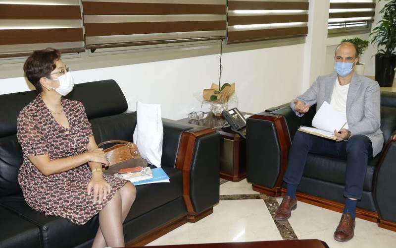 وزير الصحة بحث وممثلة اليونيسيف في دعم طلب لبنان للانضمام إلى GAVI