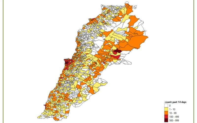 كيف توزعت إصابات كورونا الجديدة على البلدات؟