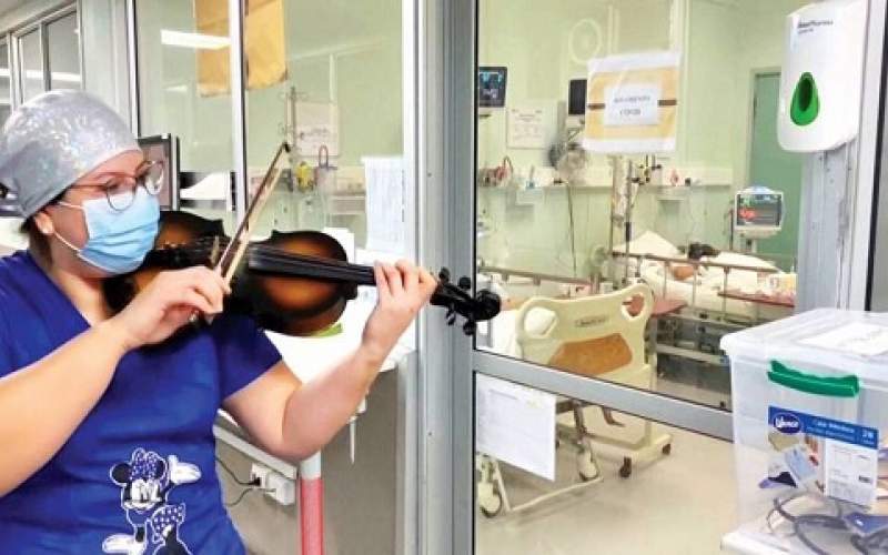 لفتة من ممرضة تجاه مرضى كورونا