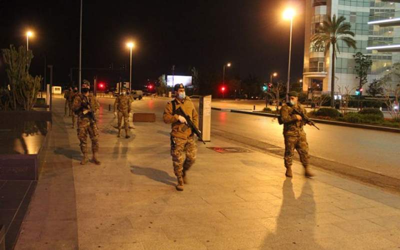 إجراءات استثنائية للجيش اللبناني تطبيقًا لقرار حظر التجوّل