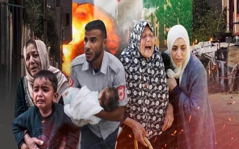 بينهم 3593 طفلا.. ارتفاع شهداء القصف الإسرائيلي على غزة إلى 7703