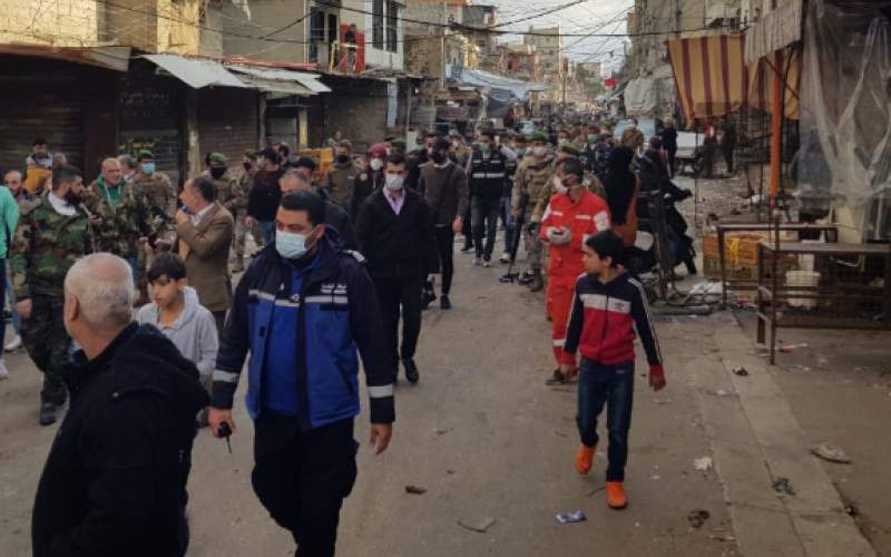 إقفال سوق صبرا ومنع التجوال 