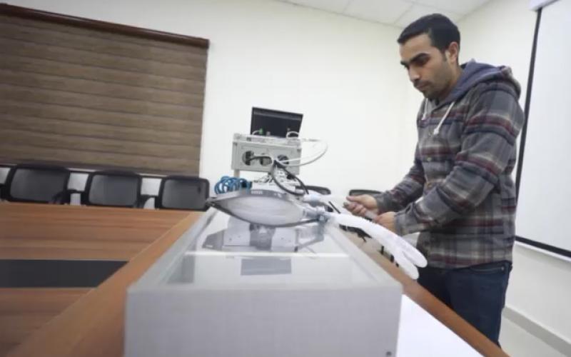 جهاز تنفس إصطناعي .. إنتاج فلسطيني لمواجهة كورونا
